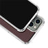 Brown University Outlined iPhone 13 Pro Max Clear Case